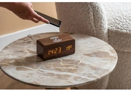 Karlsson 5933DW LED budík/hodiny s nabíjaním 15 cm