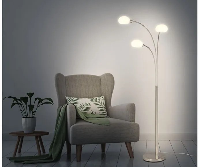 LIVARNO home Oblúková/stojacia LED lampa (stojacia lampa) (100342670)