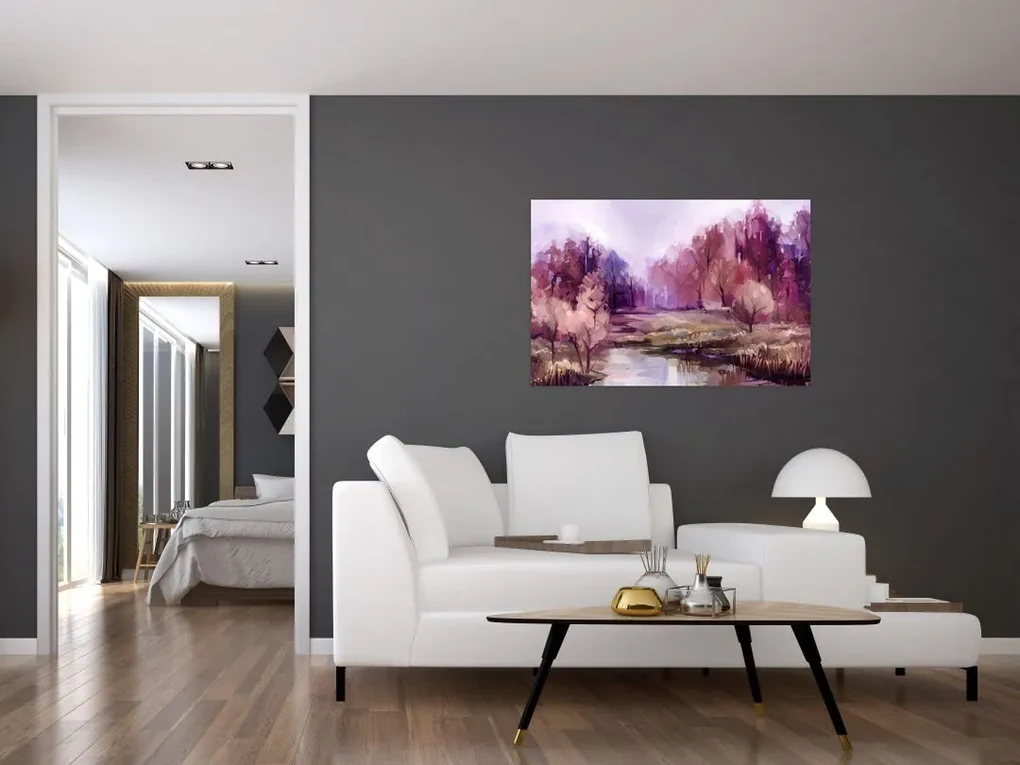 Obraz - Jesenná krajinomaľba (90x60 cm)
