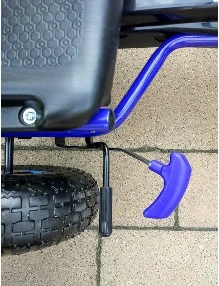 LEAN CARS Modrá motokára A-15 Nafukovacie kolesá