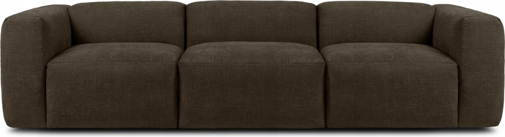 Modulárna trojmiestna pohovka boho pohodlná Konsimo Buffo hnedá