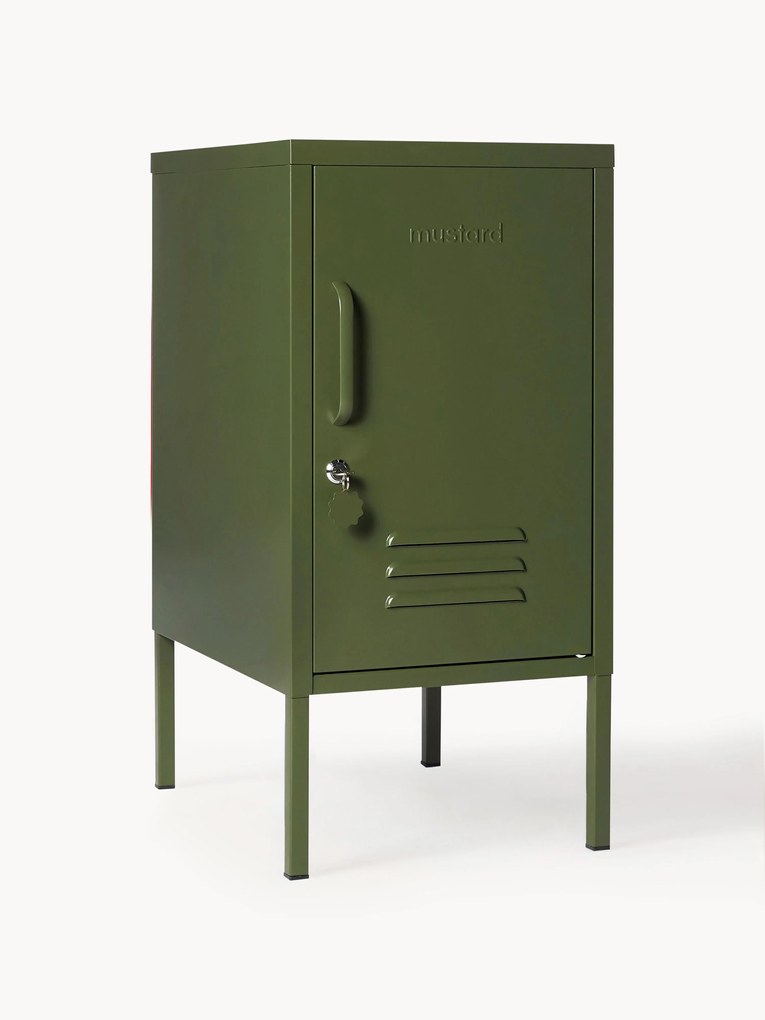 Kovový nočný stolík's otváraním vľavo alebo vpravo The Shorty