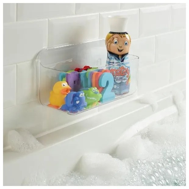 Kúpeľňová polička bez vŕtania Invisifix – Addis