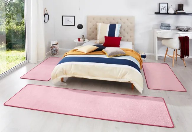 Spálňová sada kobercov Hanse Home FANCY ružová