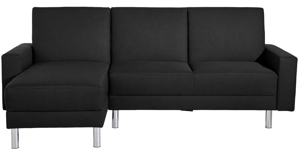 XXXLutz ROZKLADACIA ROHOVÁ POHOVKA, textil, čierna Max Winzer - Sedačky - 001775002210