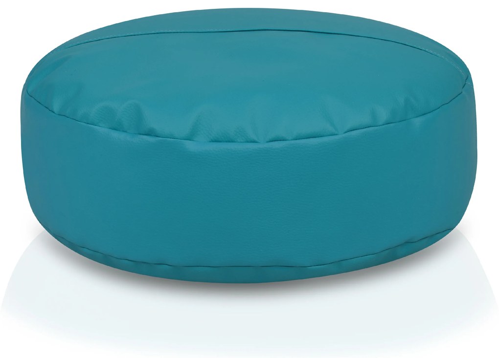 INTERMEDIC SK - Sedací vak 47x15 cm z ekokože | podnožka, podsedák, doplnkové sedenie Farba: E11 - Modrá tmavá (Ekokoža)