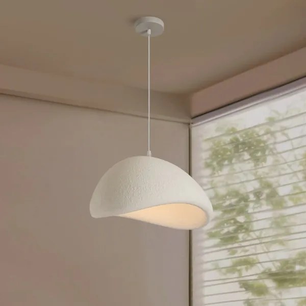 BRILAGI - Závesné svietidlo na lanku WABI SABI 1xE27/60W/230V pr. 40 cm biela