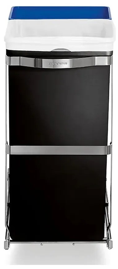 Plastový odpadkový kôš 35 l Dual - simplehuman