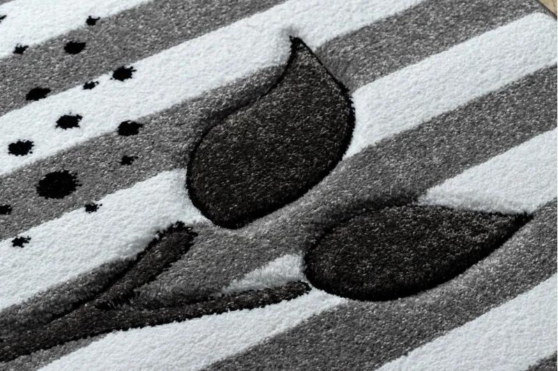 Dywany Łuszczów Detský kusový koberec Petit C549 Birds grey - 200x290 cm