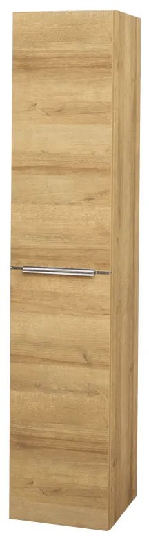 Mereo Mereo, Mailo, kúpeľňová skrinka vysoká 170 cm, chrómové madlo, MER-CN524LP