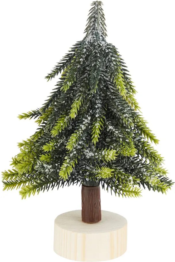 TREE OF THE MONTH Vianočný stromček s dreveným stojanom 19 cm