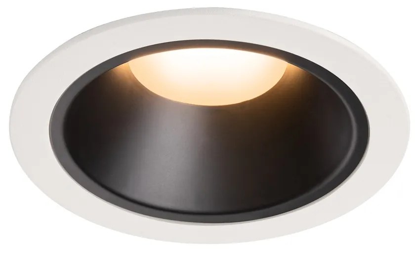 Stropné svietidlo SLV NUMINOS® DL XL vnitřní LED zápustné stropné svietidlo biela/čierna 2700 K 20° 1003997