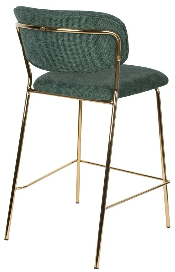 Tmavozelené barové stoličky v súprave 2 ks 89 cm Jolien – White Label
