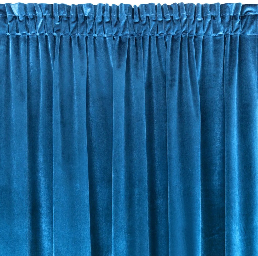 ZATEMŇOVACÍ ZÁVES NA PÁSKE SAMANTA 140X270 CM MODRÁ