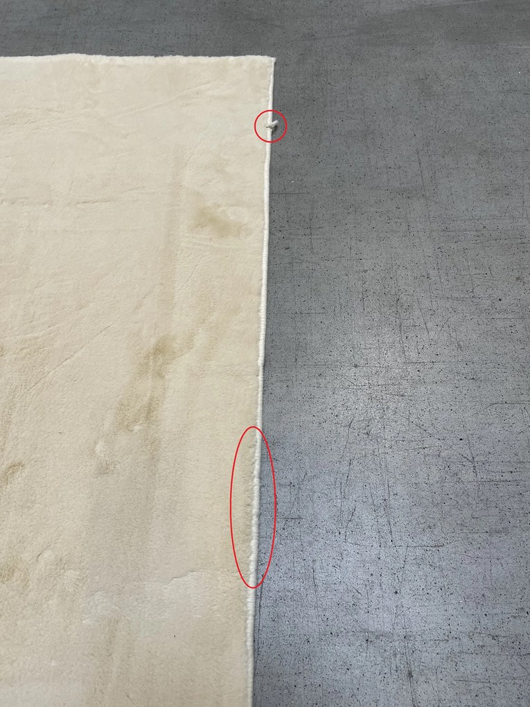 POŠKODENÝ Kusový koberec COLOR UNI Cream, 160x230, béžová, obývacia izba, B-line