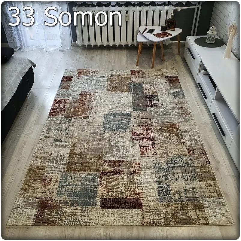 Dekorstudio Moderný koberec LUXESS vzor 33 bordový Rozmer koberca: 140x190cm
