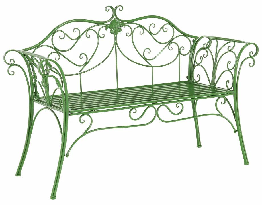 Kondela Záhradná lavička, zelená, ETELIA