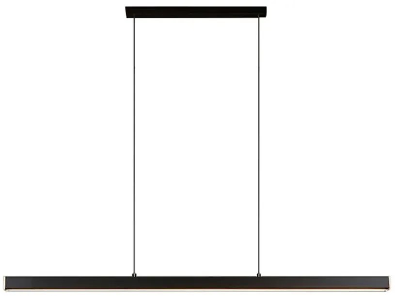 Toolight Toolight, LED stropné svietidlo 100cm, 15W, APP1448-CP, čierna matná, OSW-03900