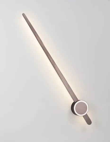 LED nástenné svietidlo Kedo 100 hnedá