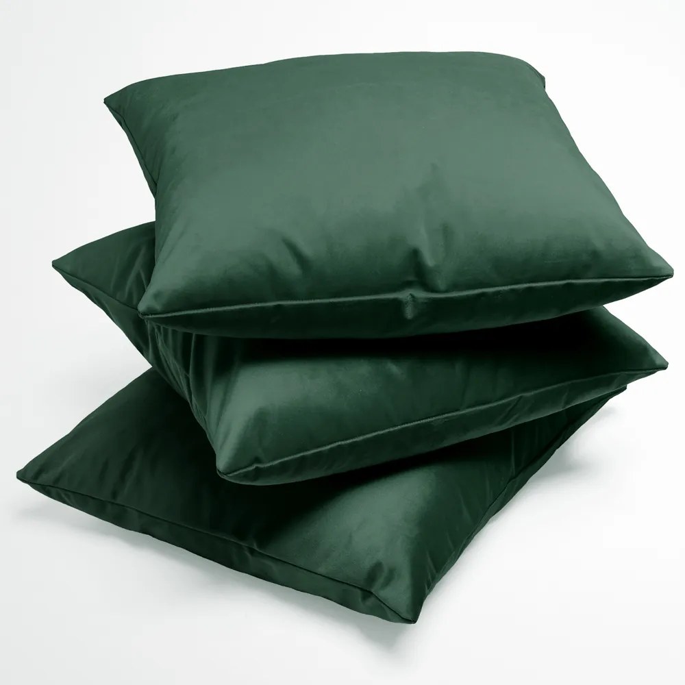 Biante Zamatová obliečka na vankúš Velvet Prémium SVP-040 Lesná zelená 40 x 40 cm