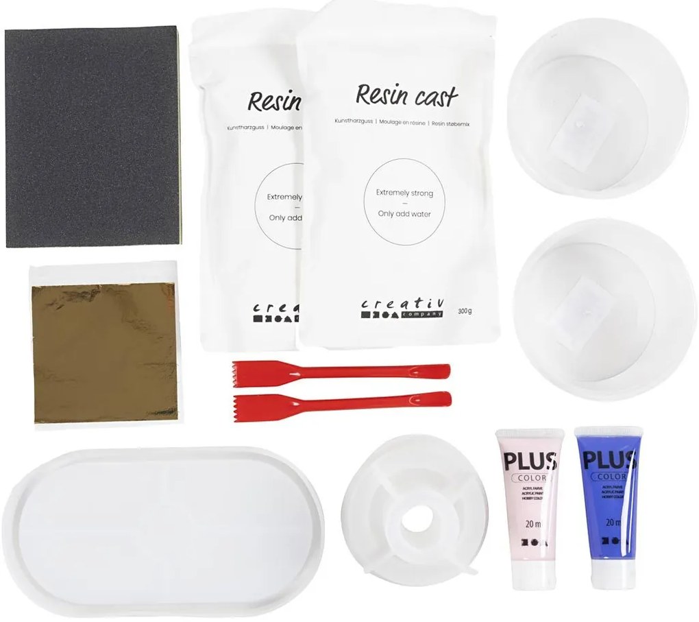 Kreatívna sada Starter Craft Kit Resin Casting Candle Holders