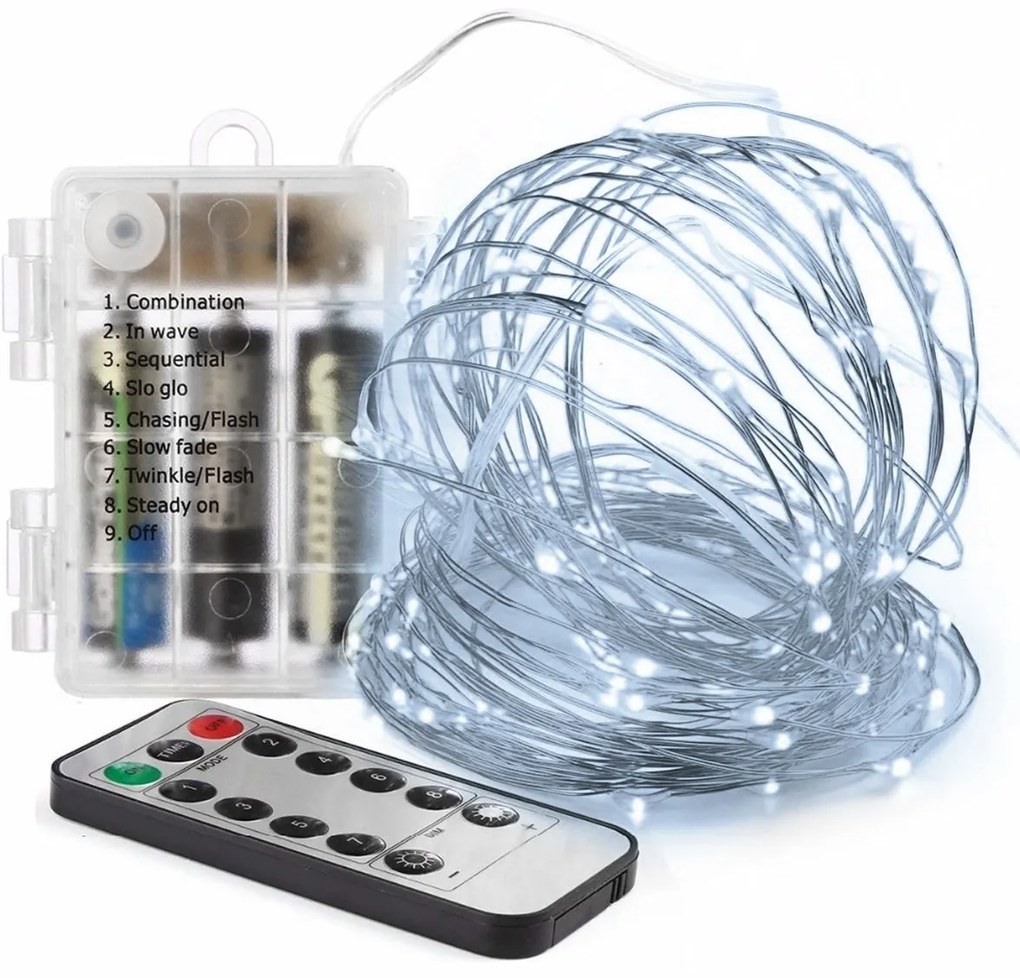 Tutumi Tutumi, LED svetelný záves 300 diód 3x3m 311334, teplá biela, CHR-06320
