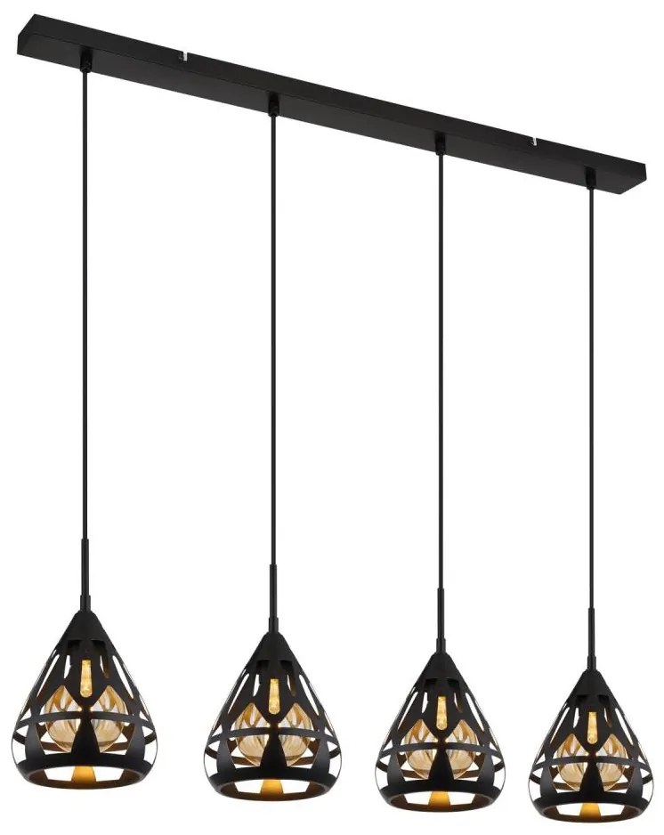 Globo 15889-4H - Luster na lanku HASSAN 4xE27/40W/230V