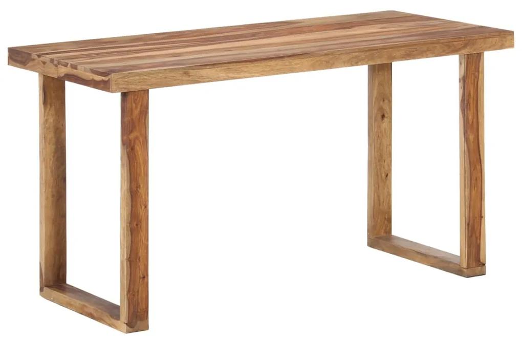 Jedálenský stôl 140x70x76 cm, drevený masív sheesham 287356