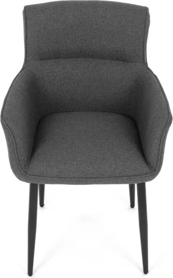 Jedálenská stolička sivá DCH-J2159 GREY2
