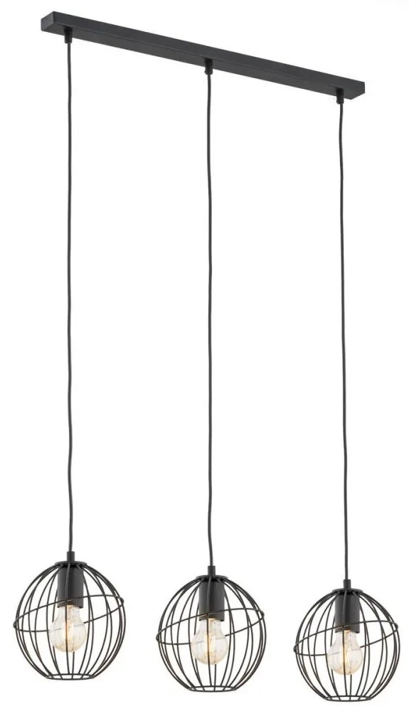 Argon 1401 - Luster na lanku BORNEO 3xE27/15W/230V