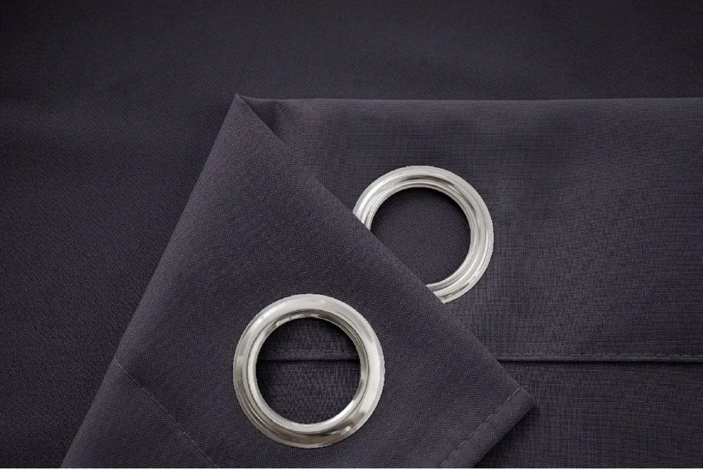 Záves OXFORD LIGHT 140x250 cm, tmavosivý Zavesenie: Riasiaca páska