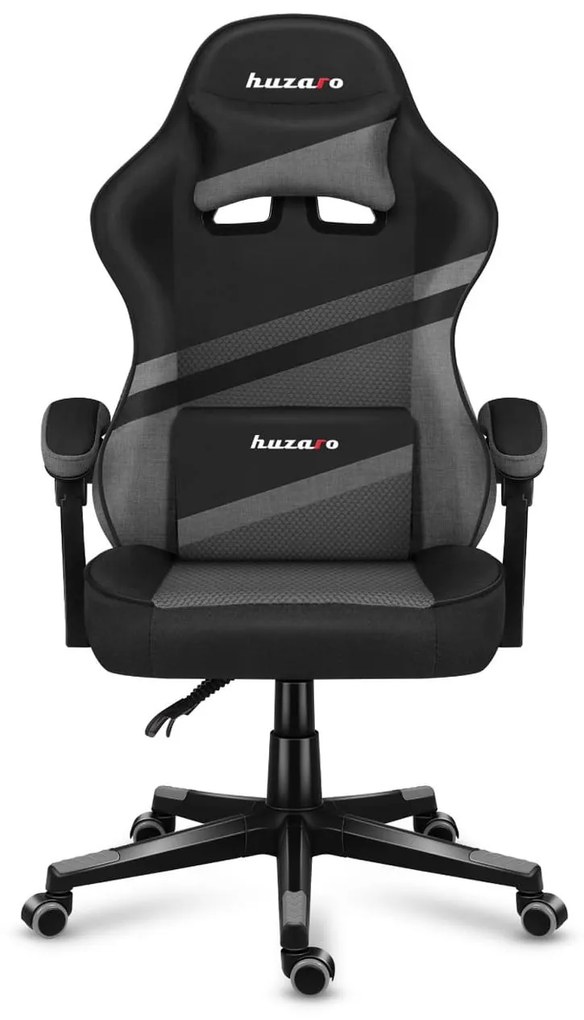 Herné kreslo Fusion 4.4 (čierna + sivá). Akcia -20%. Vlastná spoľahlivá doprava až k Vám domov. 1087469