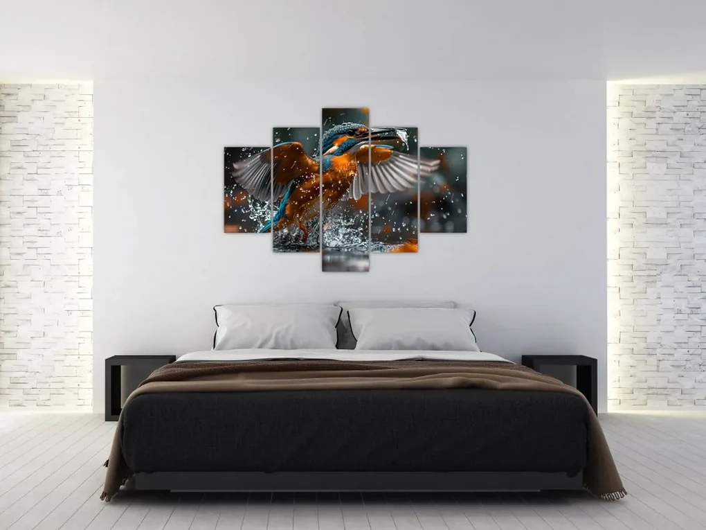 Obraz - Včelojedi (150x105 cm)