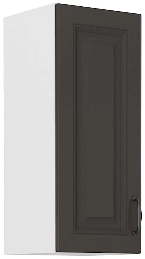 Kuchynská skrinka STILO grafit mat/biely 30g-72 1f