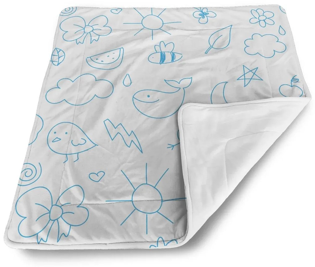 Sablio Deka pre bábätko Kreslenie najmenších - 80x100 cm