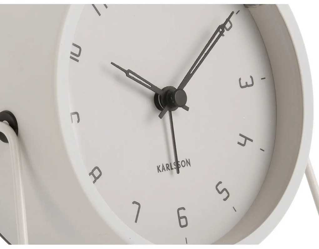 Karlsson 5952WG dizajnový budík 13 cm