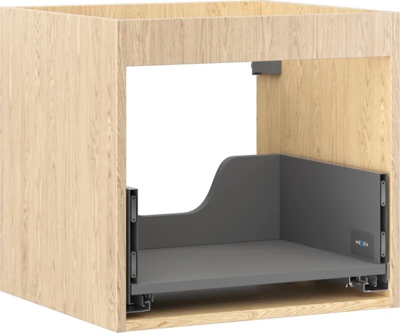 Mexen Box-A, závesná skrinka 50 cm, 1 zásuvka, dub, 91AX0-0500-470-1-81