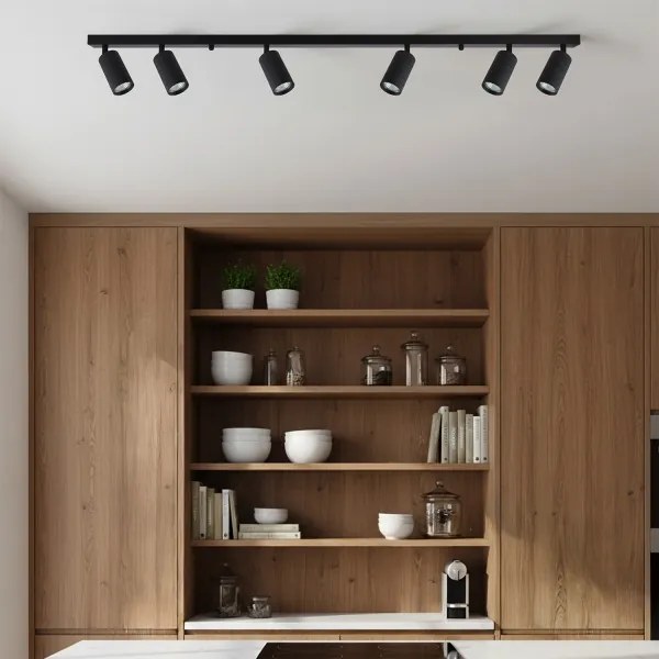 Brilagi - Bodové svietidlo SELE MODERN 6xGU10/30W/230V čierne