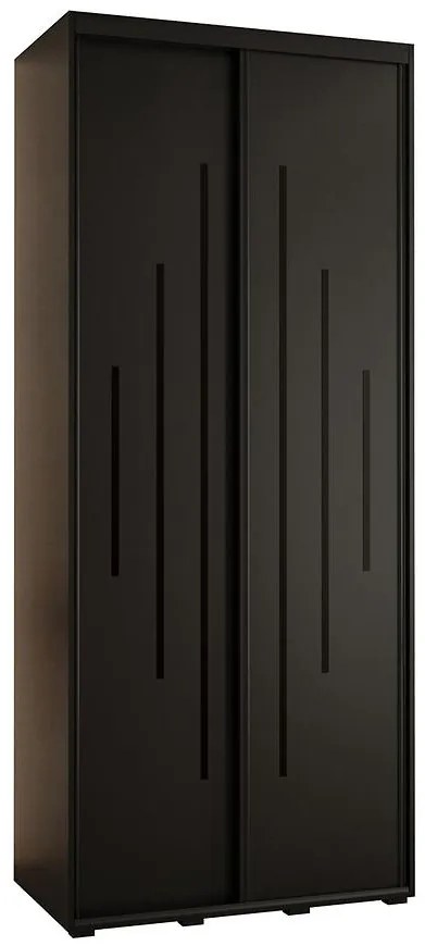 Skriňa 45 Canaris 12 100 čierna/čierna