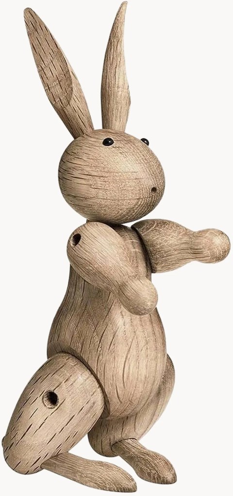 Ručne vyrobená dekorácia z dubového dreva Rabbit