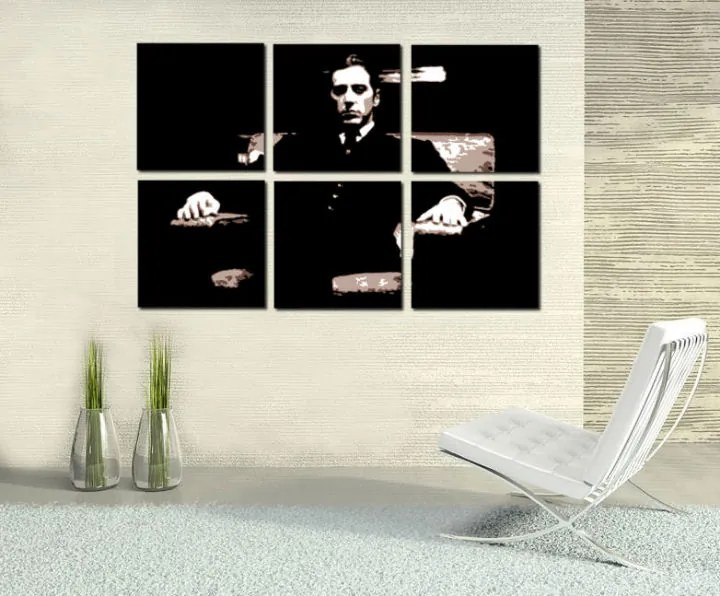 Ručne maľovaný POP Art obraz GODFATHER | rôzne rozmery