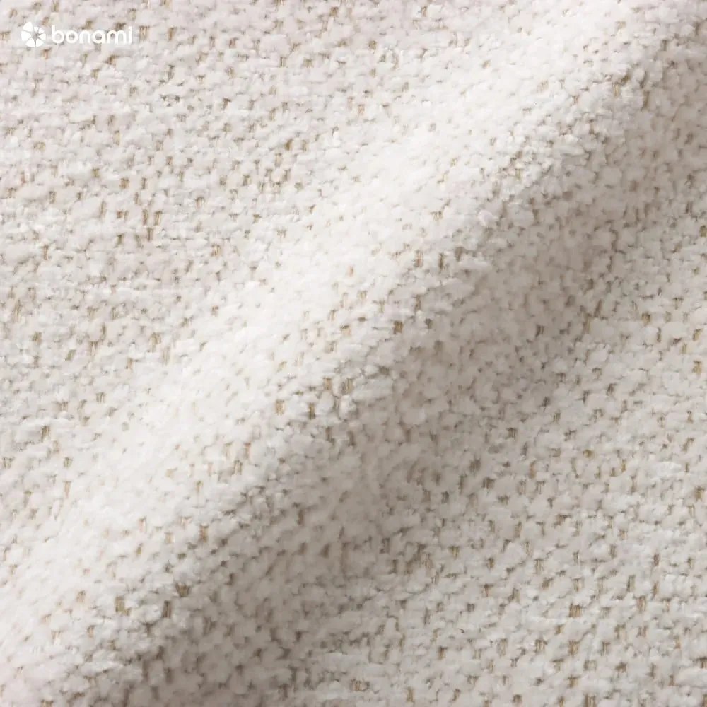 Biela ženilková rozkladacia/s úložným priestorom rohová pohovka (ľavý roh/do L) Everest – Bobochic Paris