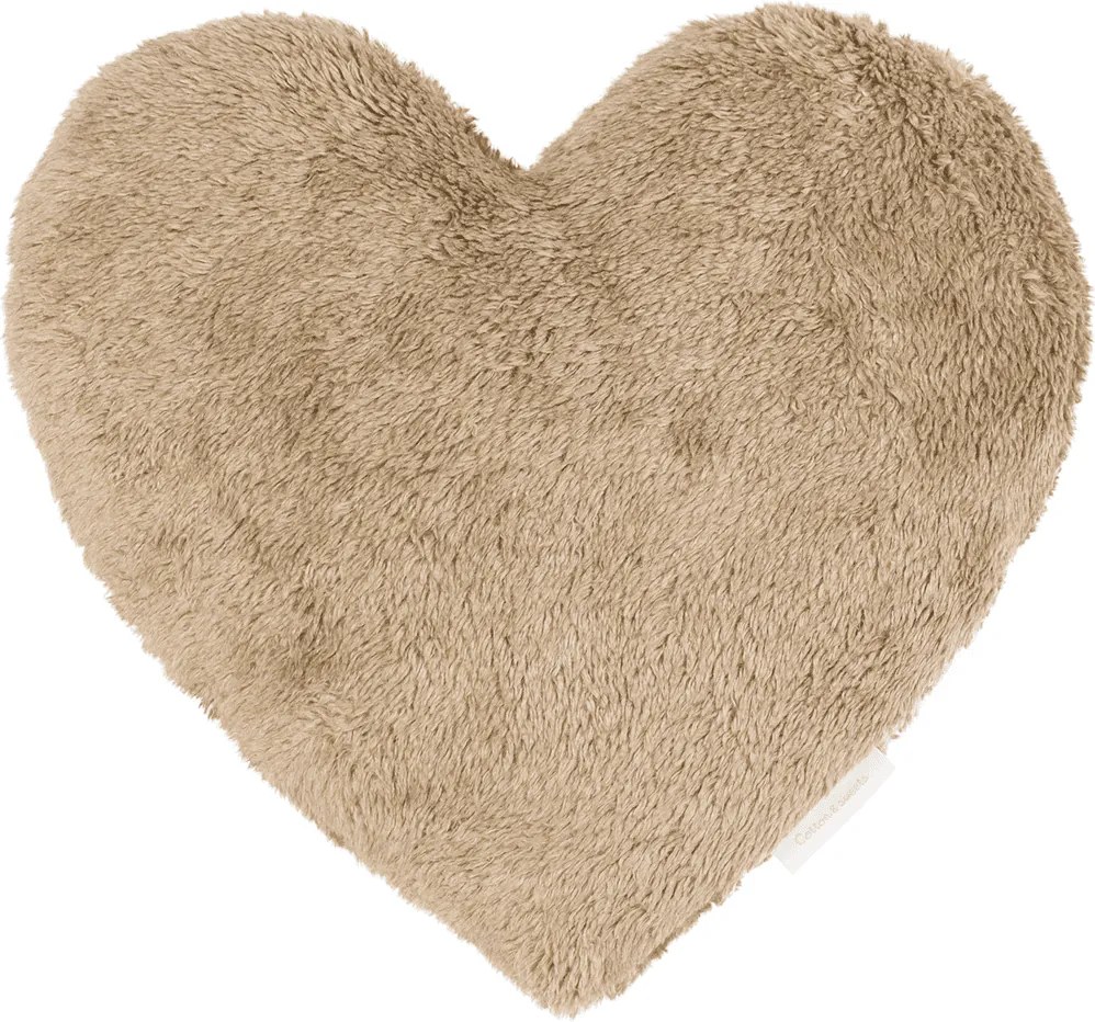 Vankúš Boho srdce čokoláda 44x44 cm