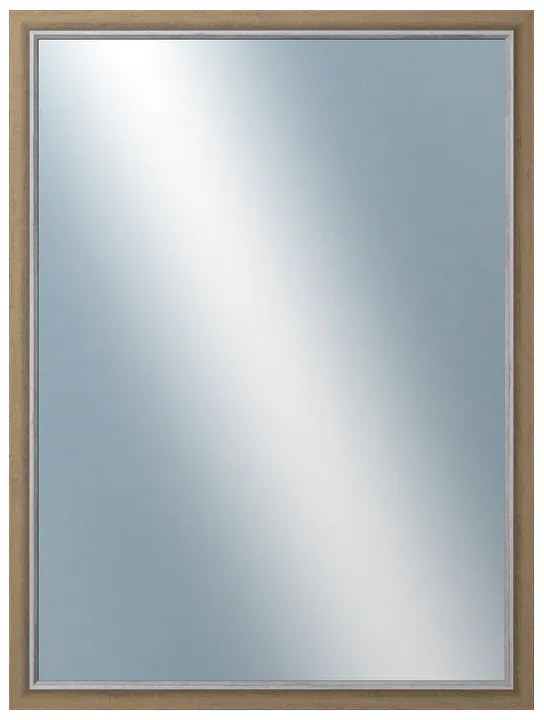 DANTIK - Zrkadlo v rámu, rozmer s rámom 60x80 cm z lišty TAIGA béžová (3105)