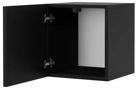 Nástenná skrinka CALABRINI 34x34 cm čierna