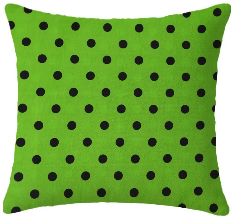 Sada 2 ks dekoračných poťahov na vankúš COLAM GREEN 45x45 cm, zelená