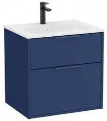 Roca Optica kúpeľňová skrinka s umývadlom 59x58x45,5 cm modrá mat OPT602ZM