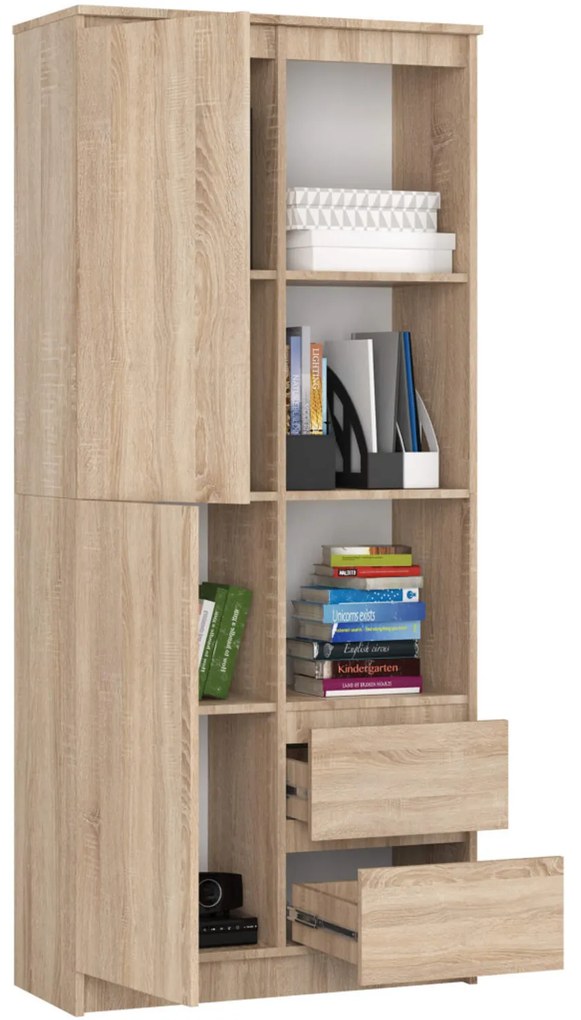 Regál R 80 cm CLP R11 dub sonoma