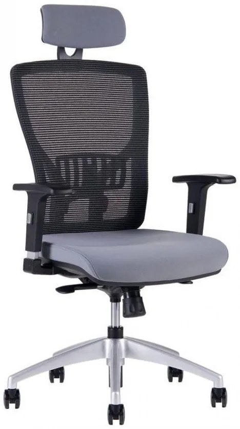 OFFICE PRO Kancelárska stolička HALIA MESH SP sivá šedá