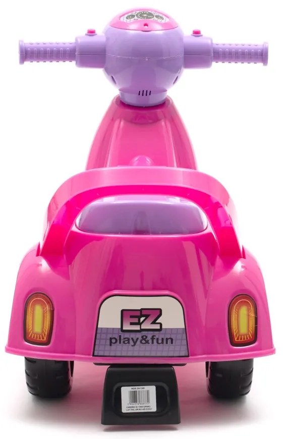 Detské odrážadlo motorka so zvukom Baby Mix Scooter ružové